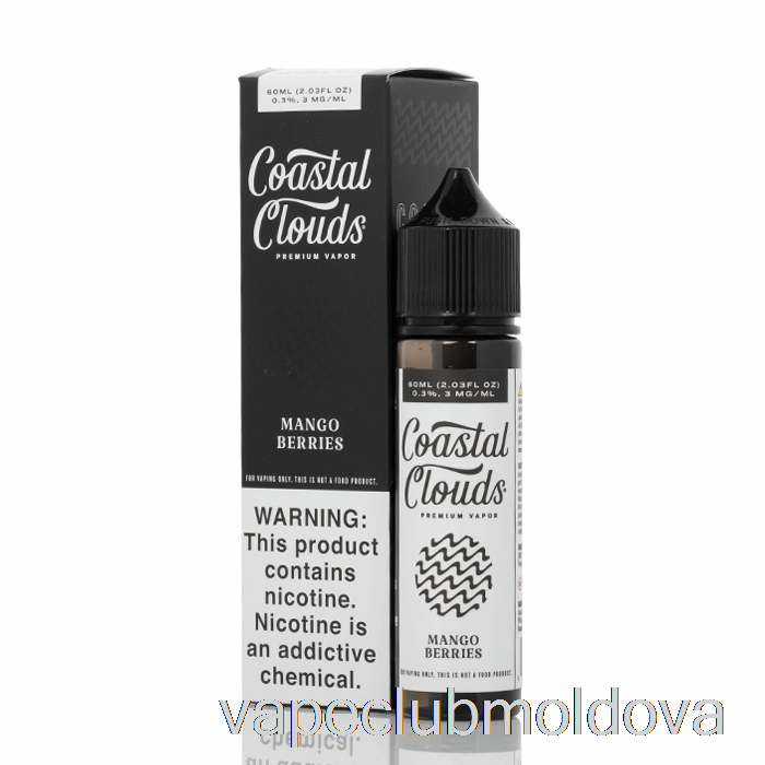 Vape Pod Kit Fructe De Mango - Coastal Clouds Co. - 60 Ml 3 Mg